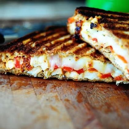 Chicken Panini with Roasted Red Peppers