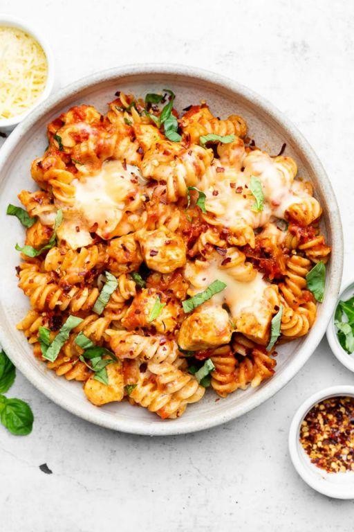 Chicken Parmesan Pasta Salad