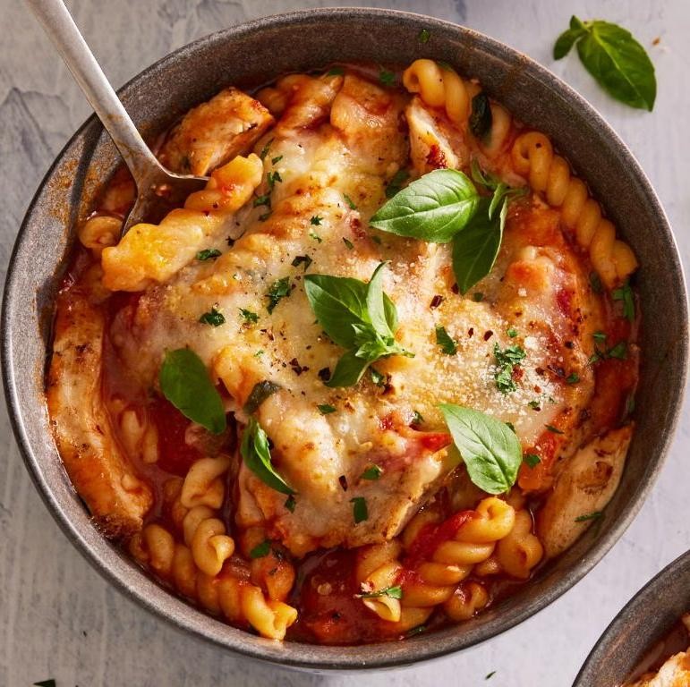 Chicken Parmesan Pasta Soup