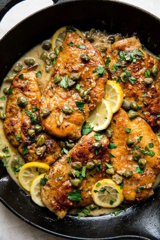 Chicken Piccata with Capers and Lemon