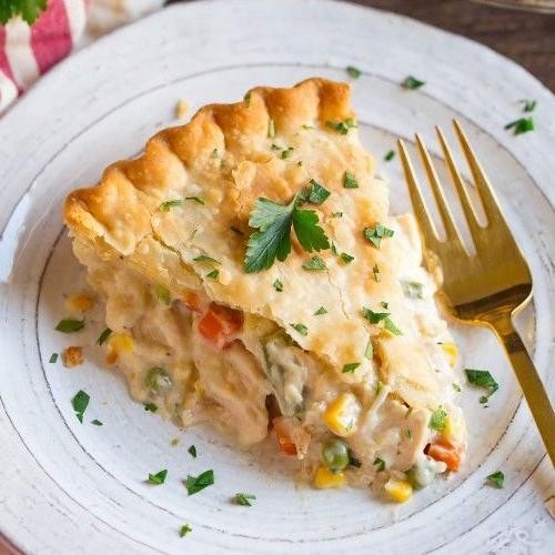 Chicken Pot Pie with Diced Chicken