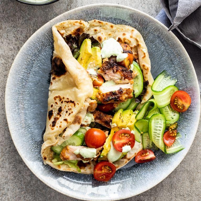 Chicken Shawarma Flatbread
