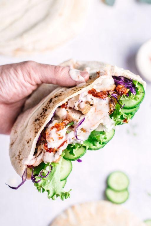 Chicken Shawarma Pita Pockets