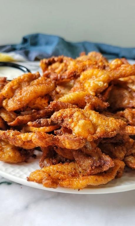 Chicken Skin Chips with Cayenne