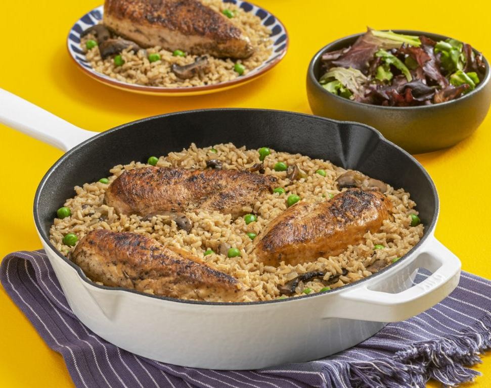 Chicken and Brown Rice Pilaf