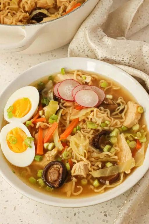 Chicken and Cabbage Ramen