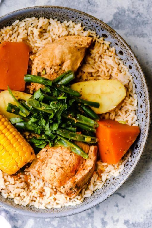 Chicken and Corn Cazuela