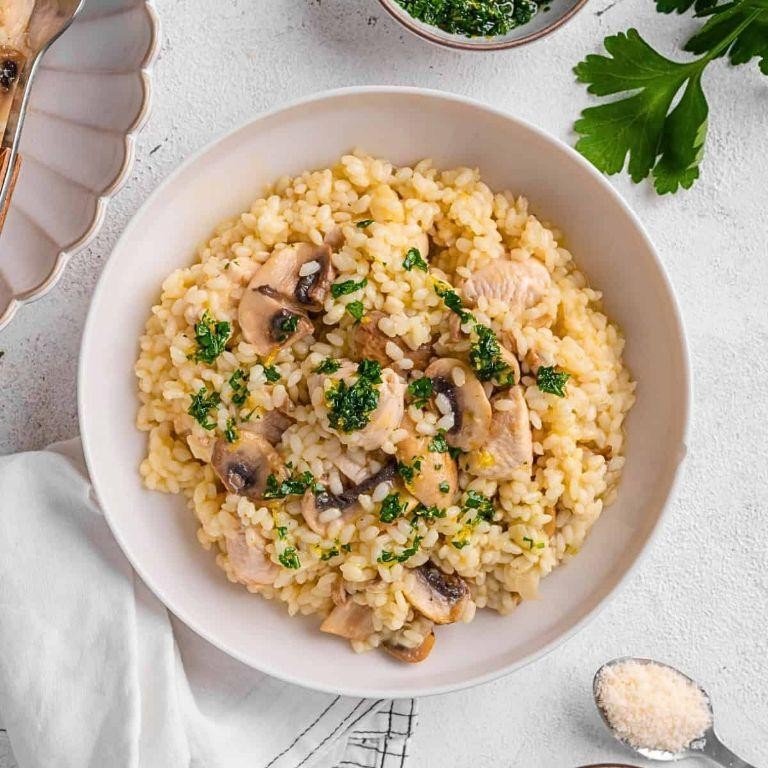 Chicken and Mushroom Risotto