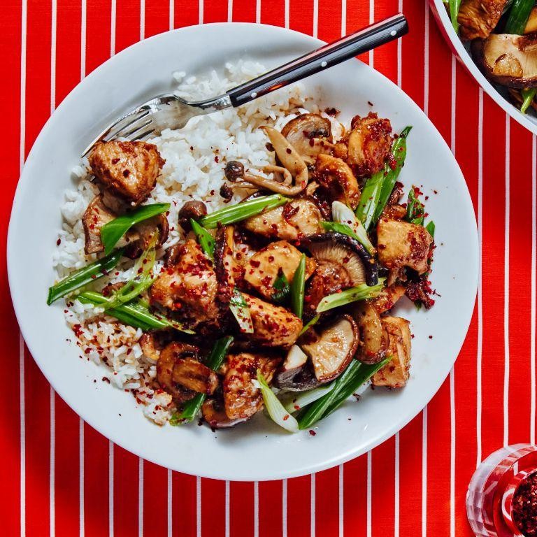 Chicken and Mushroom Stir-Fry