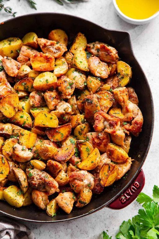 Chicken and Potato Stir Fry