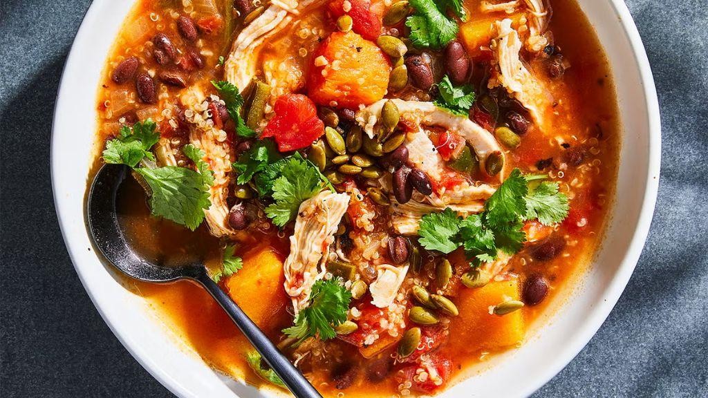 Chicken and Quinoa High Protein Soup