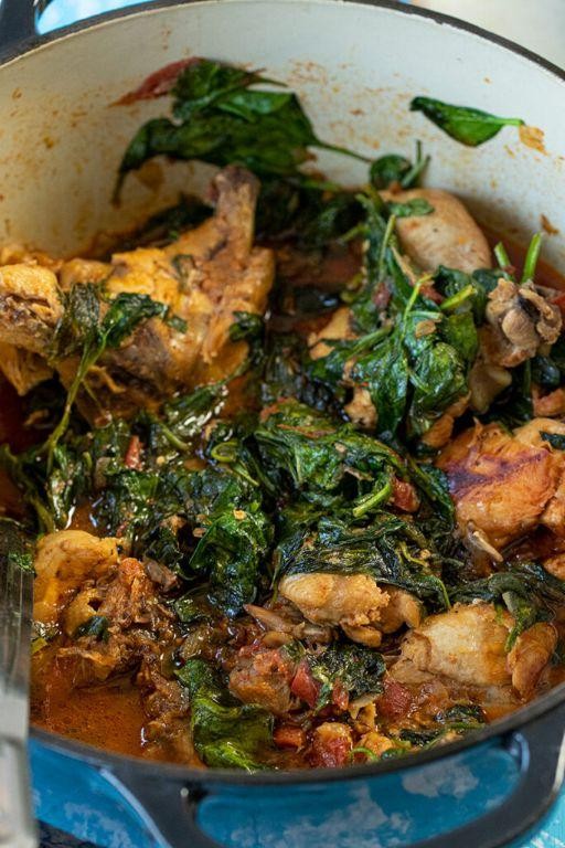 Chicken and Spinach Stew
