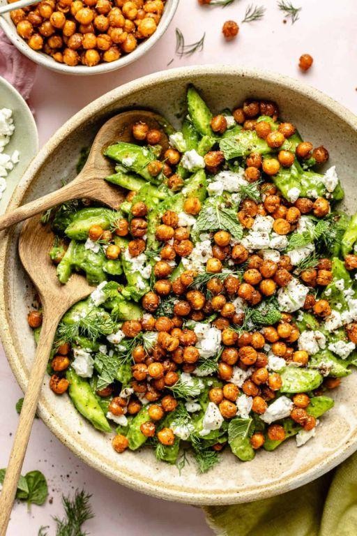 Chickpea and Cucumber Protein Bowl
