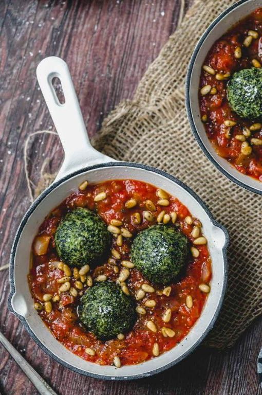 Chickpea and Spinach Vegetarian Meatballs