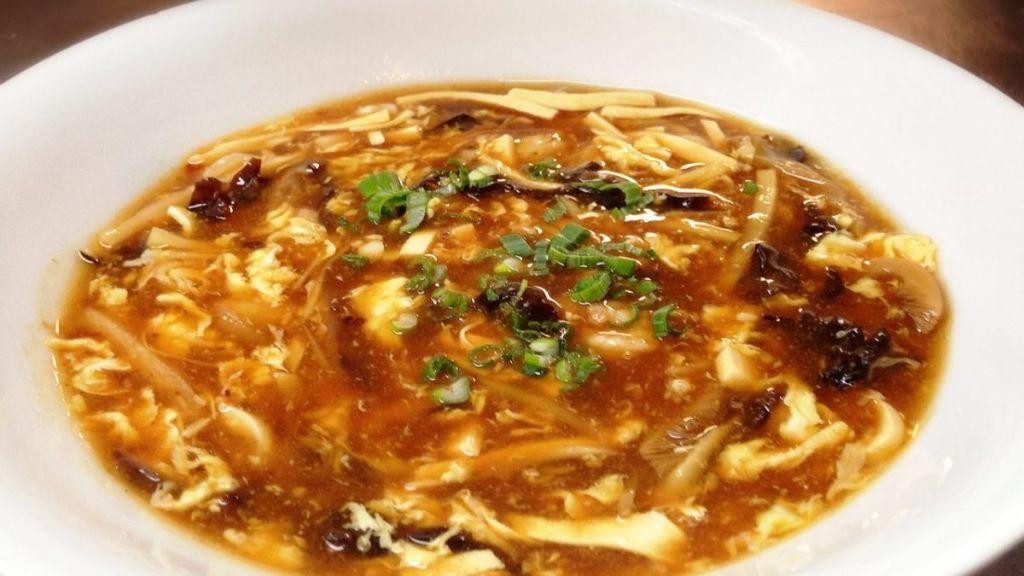 Chinese Hot and Sour Seafood Soup