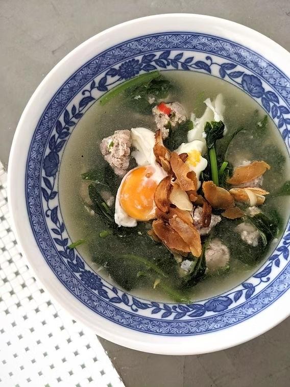 Chinese Spinach and Fish Soup