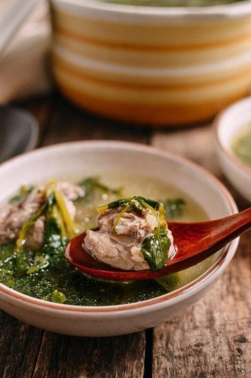 Chinese Watercress and Pork Soup