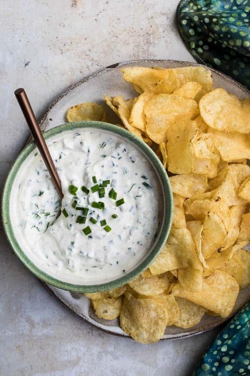 Chive and Onion Veggie Dip