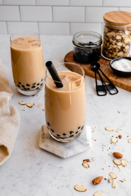 Chocolate Almond Milk Tea