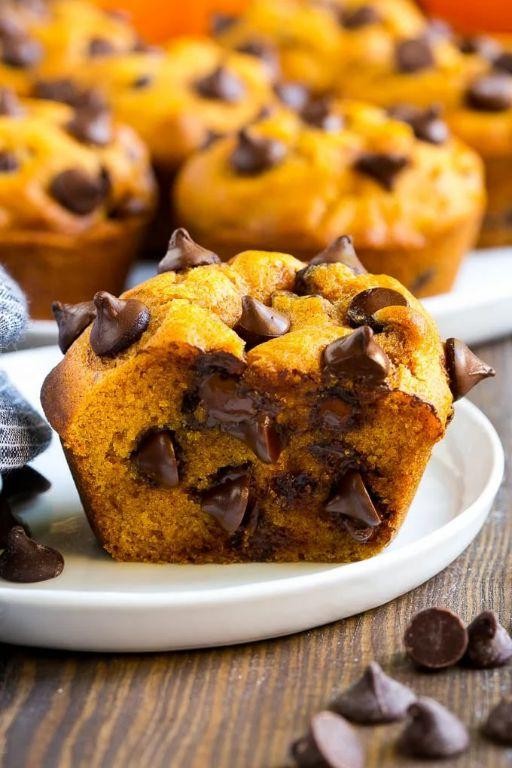 Chocolate Chip Pumpkin Muffins