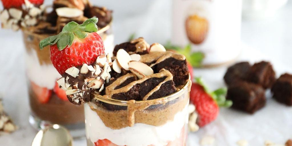 Chocolate Covered Strawberries with Almond Butter