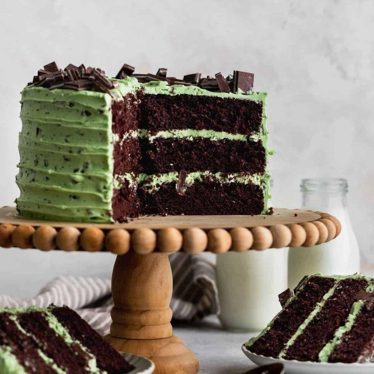 Chocolate Mint Layer Cake