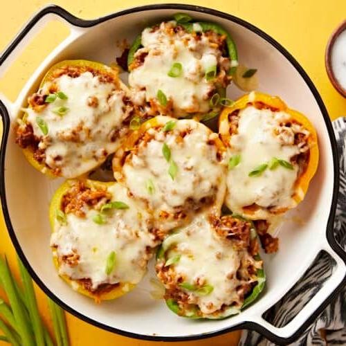 Chorizo Stuffed Bell Peppers