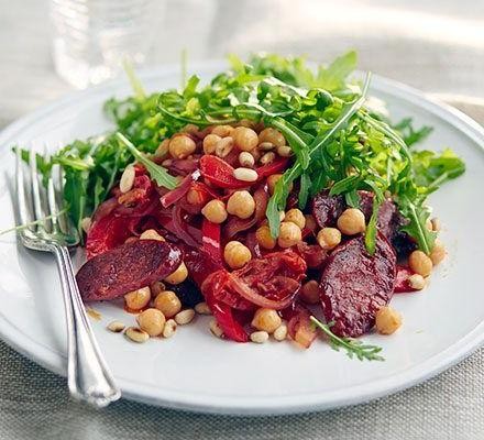 Chorizo and Chickpea Salad