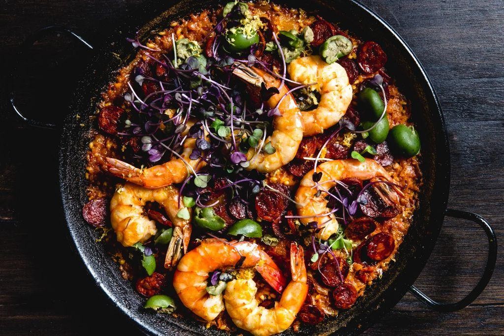 Chorizo and Shrimp Paella
