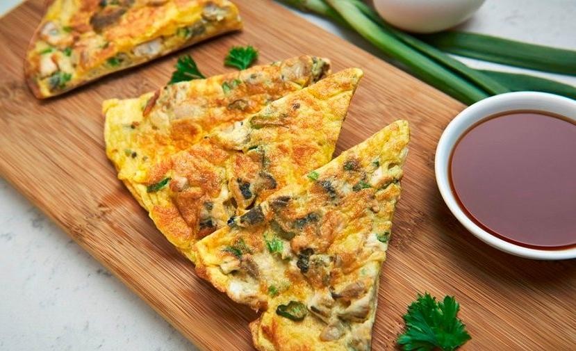 Chow Chow Egg Omelette