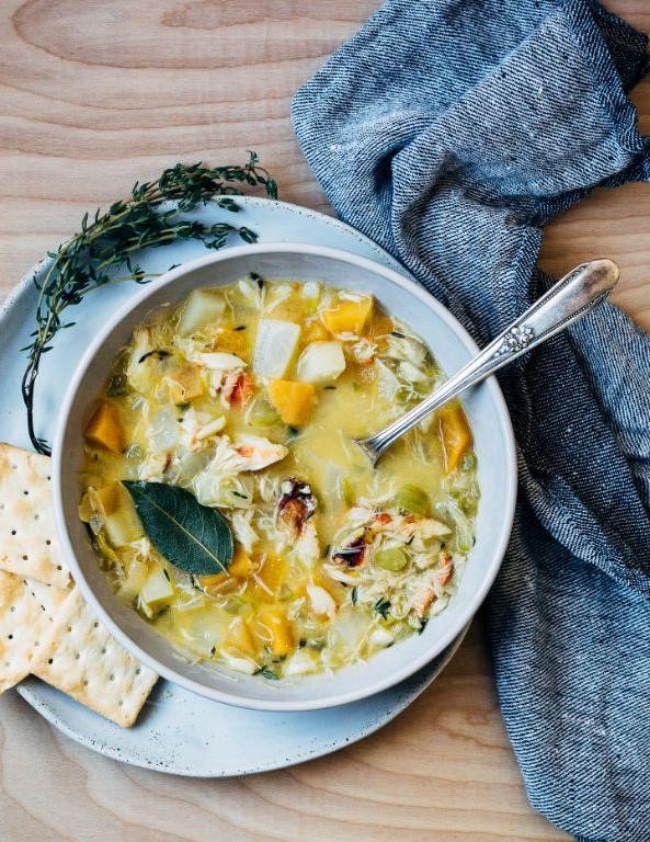 Chow-Chow and Crab Meat Soup