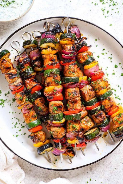 Christmas Chicken Kebabs