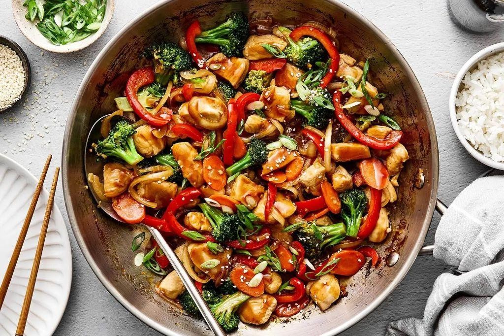 Christmas Chicken Stir Fry
