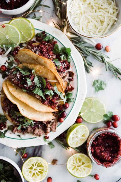 Christmas Chicken Tacos