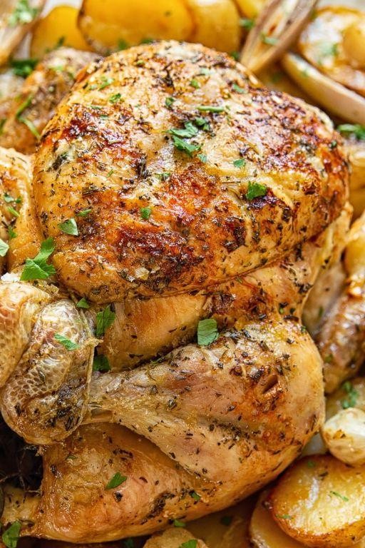 Christmas Chicken with Rosemary and Thyme