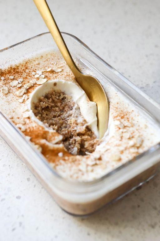 Cinnamon Greek Yogurt Protein Oatmeal