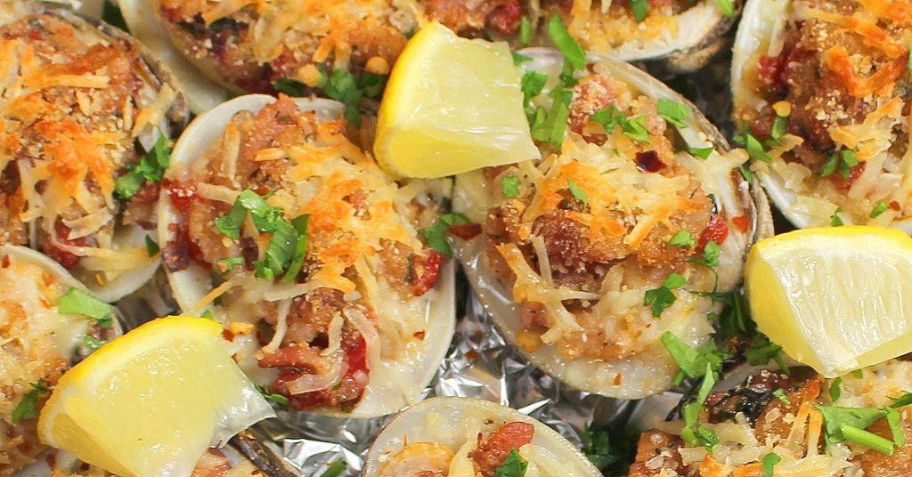 Clams Casino with Artichoke Hearts