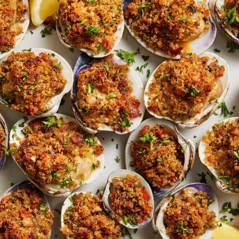 Clams Casino with Sun-Dried Tomatoes