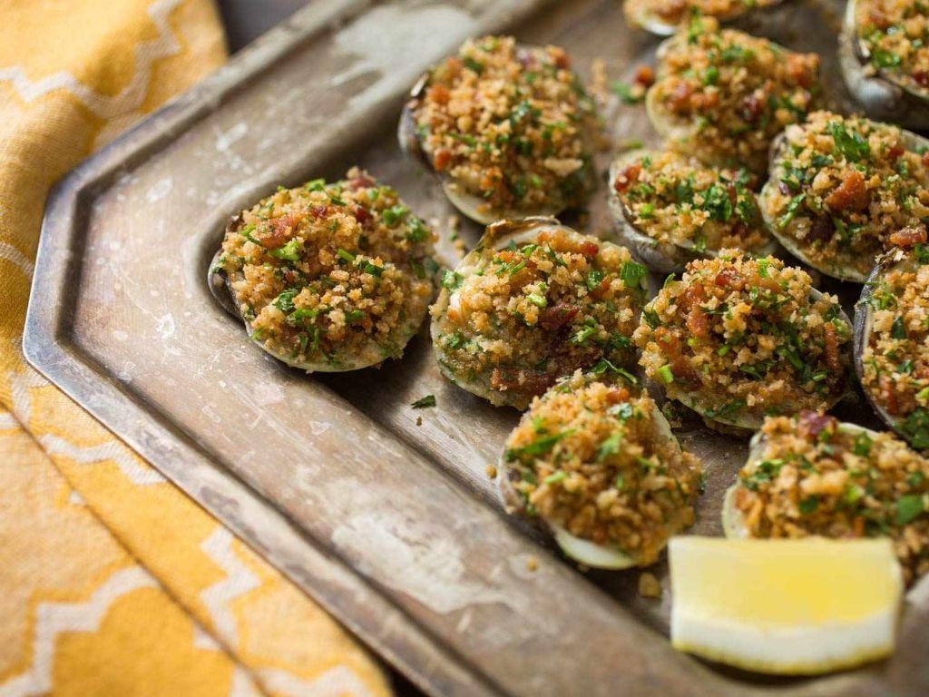 Clams Casino with a Hint of Smoked Paprika