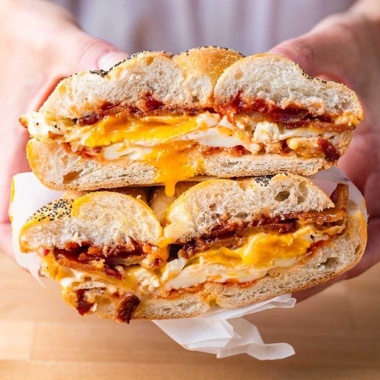 Classic Bacon, Egg, and Cheese Sandwich