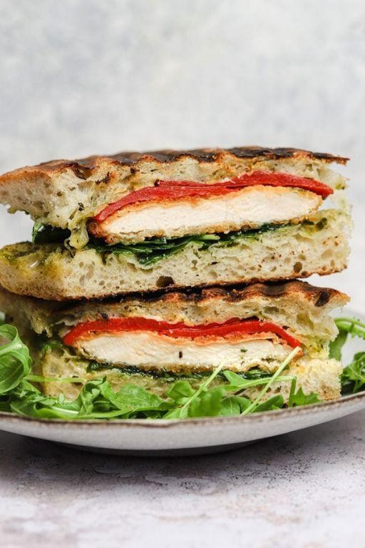 Classic Chicken Panini with Pesto
