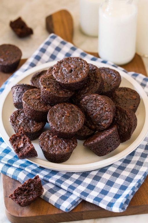 Classic Chocolate Mini Brownie Bites