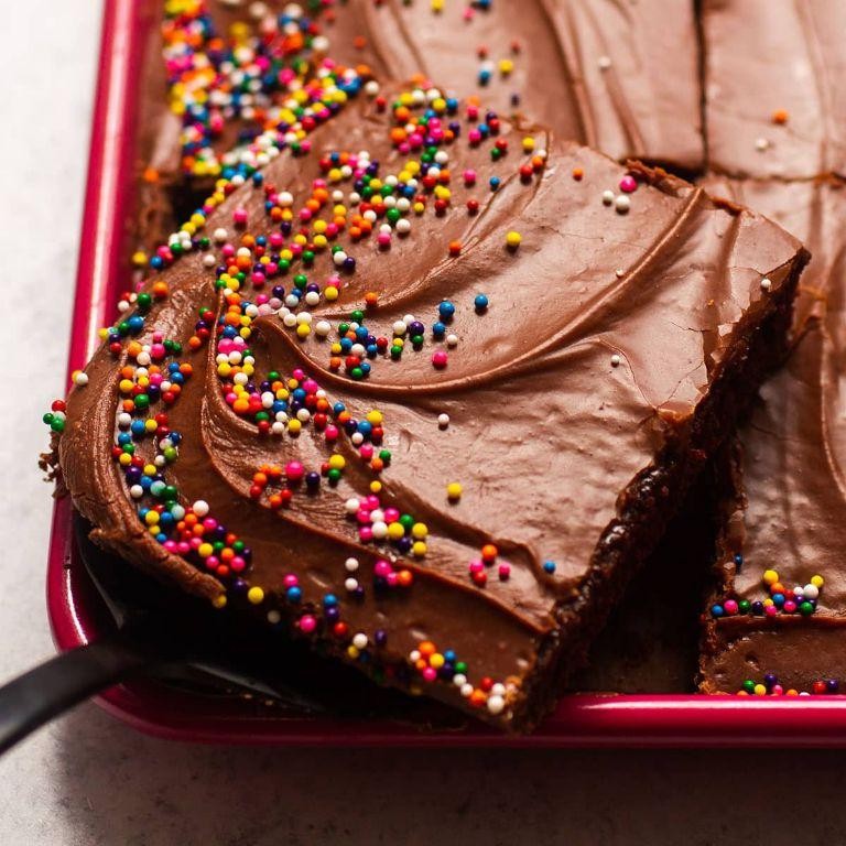 Classic Chocolate Sheet Cake with Fudge Frosting