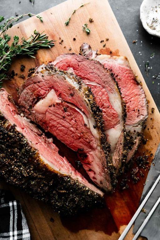 Classic Herb-Crusted Rib Roast