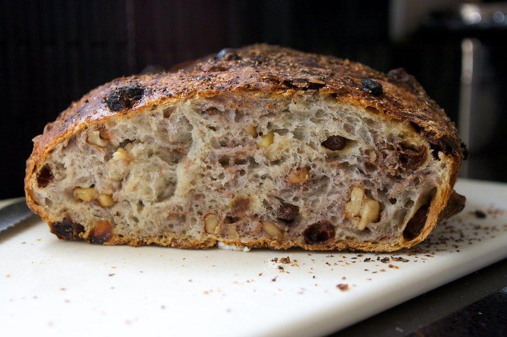 Classic Raisin Bread with Walnuts