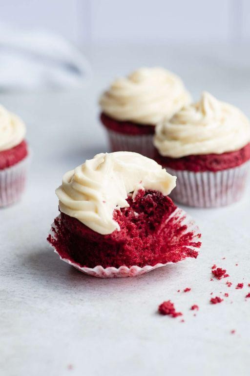 Classic Red Velvet Cupcakes with Cream Cheese Frosting