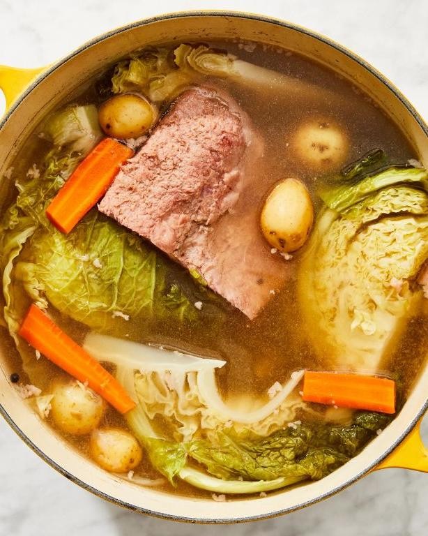 Classic Stove Top Corned Beef and Cabbage