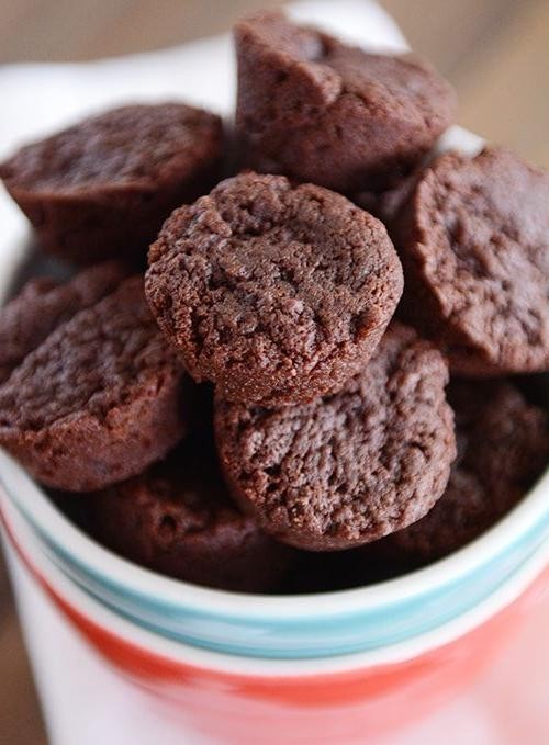 Coconut Chocolate Mini Brownie Bites