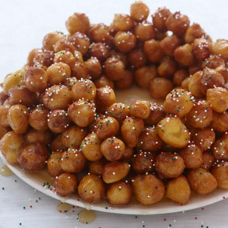 Coconut Coated Struffoli