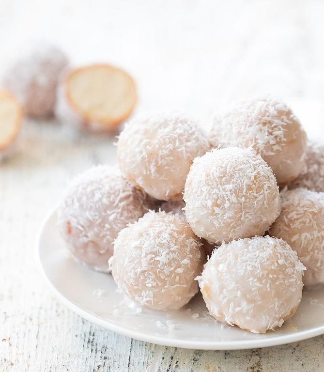 Coconut Crusted Chinese Doughnuts